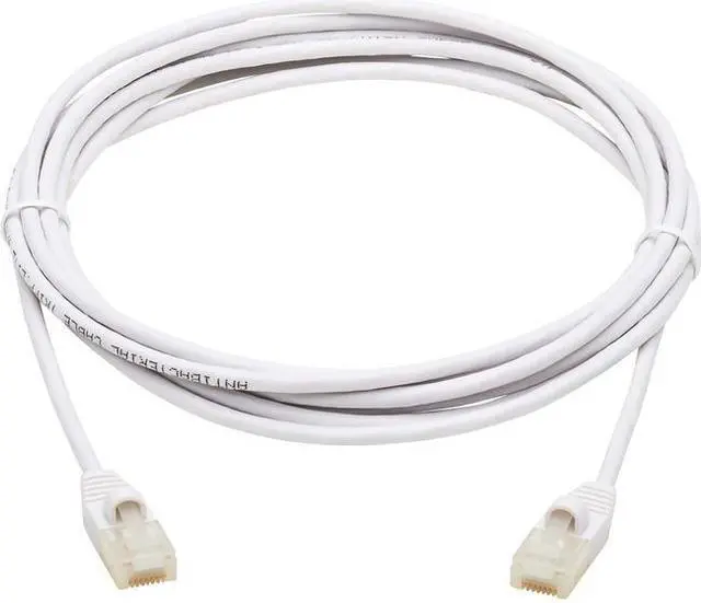 Alt view image 6 of 6 - TRIPP LITE N261AB-S15-WH 15 ft. Cat 6A White Safe-IT Cat6a 10G-Certified Snagless Antibacterial Slim UTP Ethernet Cable (RJ45 M/M), White