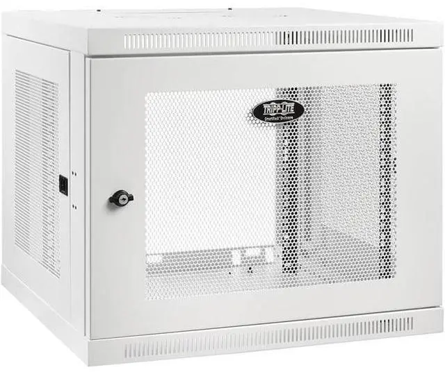 Main image of Tripp Lite Wallmount Rack Enclosure Cabinet 9U Switch Depth Deep White SRW9UDPW