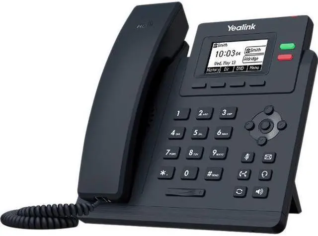 Alt view image 5 of 8 - yealink sip-t31p ip phone - corded/cordless - corded - wall mountable - classic gray