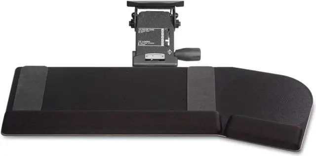 Alt view image 7 of 7 - Kelly Computer Supply Leverless Lift N Lock California Keyboard Tray 28 x 10