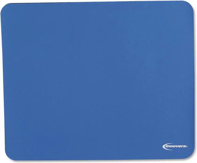 Alt view image 3 of 9 - Innovera IVR52447 Blue Rubber Mouse Pad