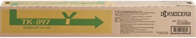 Main image of Kyocera TK897Y Toner, 6000 Pages Yellow