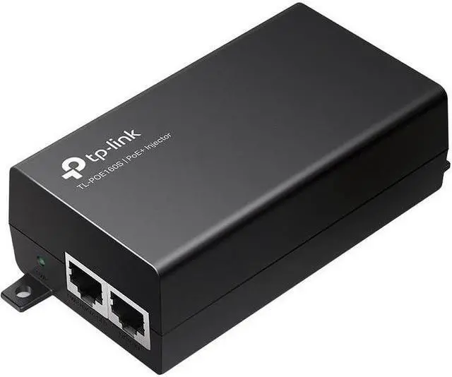 Alt view image 8 of 17 - TP-LINK PoE+ Injector Black (TL-POE160S) TLPOE160S
