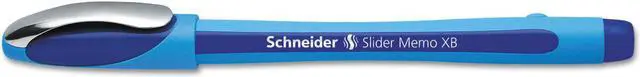 Main image of Stride Writing Slider Memo XB Stick Ballpoint Pen 1.4mm Blue Ink