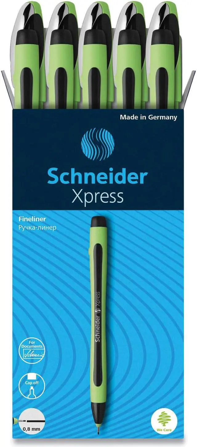 Alt view image 2 of 2 - Xpress Fineliner Stick Porous Point Pen 0.8mm Black Ink