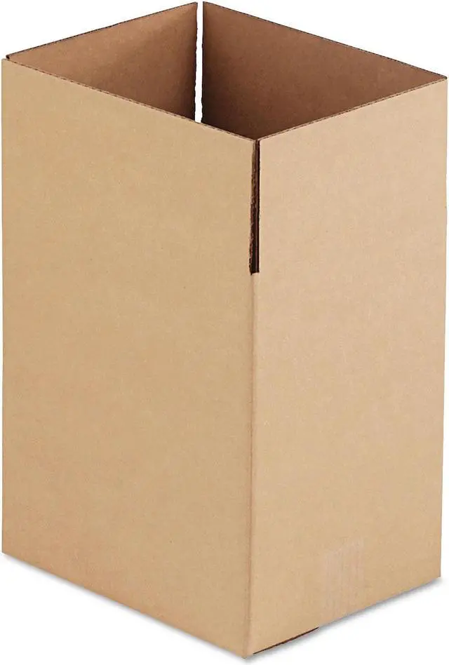 Alt view image 3 of 5 - Universal 167024 Corrugated Kraft Shipping Carton  8-3/4w x 11-1/4l x 12h  Brown