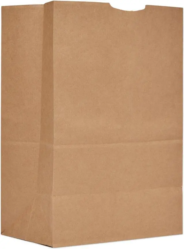 Alt view image 3 of 3 - General Supply 80075 1/6 Bbl Paper Grocery Bag, 52Lb Kraft, Standard 12 X 7 X 17, 500 Bags