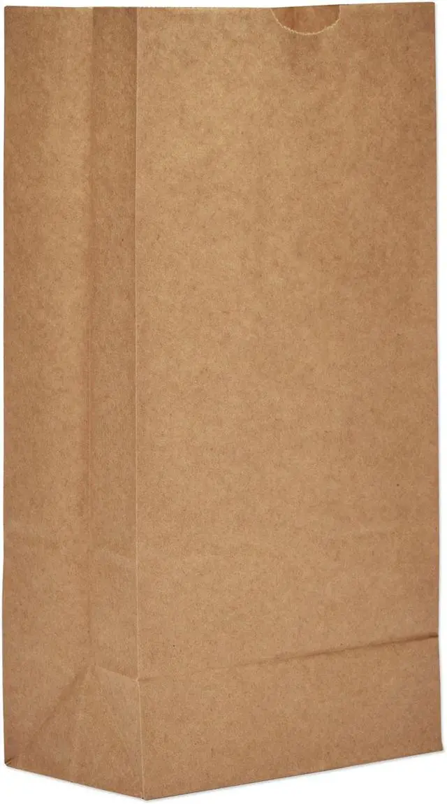 Alt view image 3 of 3 - 8# Brown Grocery Bags (500ct)