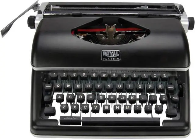 Alt view image 11 of 14 - Royal Classic RETRO Style Manual Typewriter 79104P