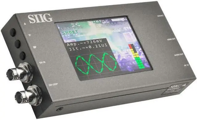 Main image of SIIG AC CESD0J11S1 3GSDI to HDMI Converter with Scaler and Monitor TAA