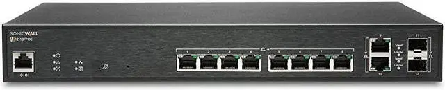 Main image of SonicWall Managed Switch SWS12-10FPOE w/ 3-Year Network Management Essential and Support | 02-SSC-8371