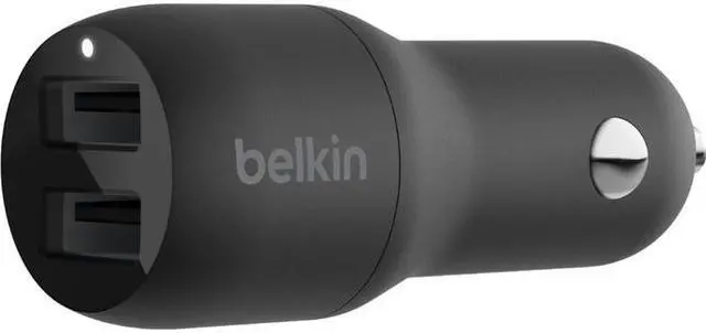 Main image of DUAL USB-A CAR CHARGER 12W X2 BLK