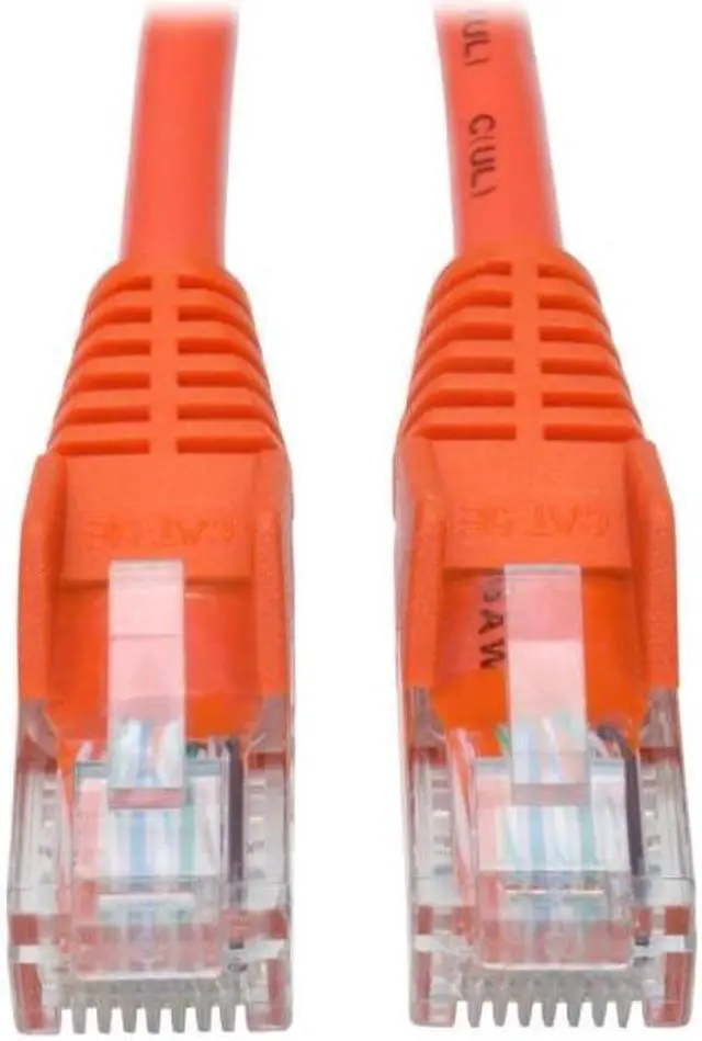 Alt view image 16 of 20 - Tripp Lite 5ft Cat5e 350 MHz Snagless Molded UTP Patch Cable (RJ45), Orange