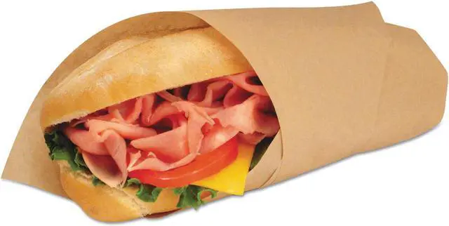 Main image of EcoCraft Grease-Resistant Paper Wraps and Liners Natural 14 x 14 1000/Box 4 Boxes/Carton BGC300899