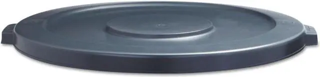 Main image of Boardwalk Lids for 44 gal Waste Receptacles Flat-Top Round Plastic Gray 1868184