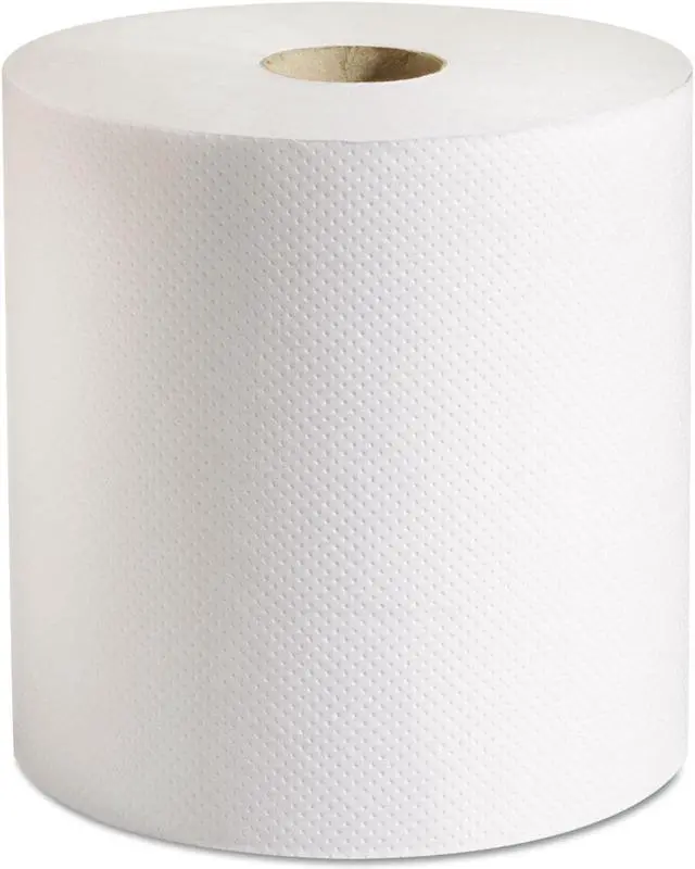 Main image of 100% Recycled Hardwound Roll Paper Towels 7 7/8 x 800 ft White 6 Rolls/Ct P708B