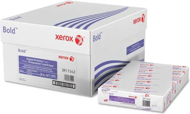 Main image of Xerox Bold Digital Printing Paper 98 Bright 24lb 8.5x14 White 8 Reams 3R11542R