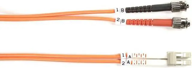 Alt view image 5 of 8 - Black Box 62.5-Micron Multimode Value Line Patch Cable ST-LC 10-m (32.8-ft.)