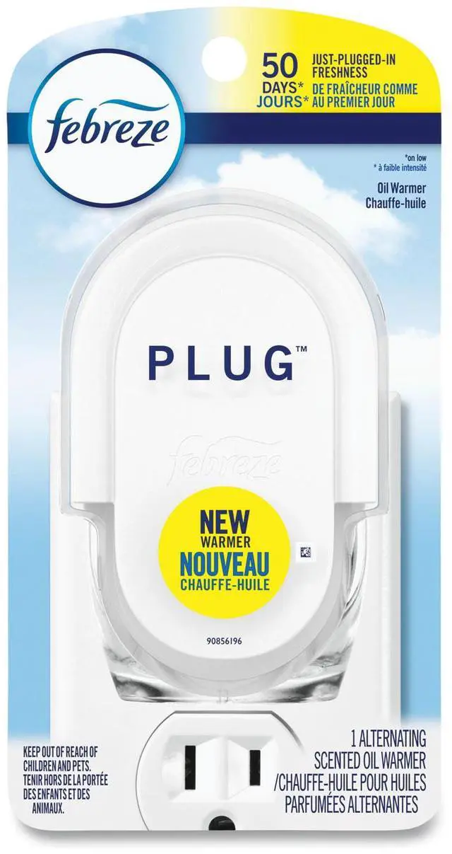 Alt view image 3 of 13 - Febreze PLUG Air Freshener Warmer 2.5" x 3" x 4" Off White 76985EA