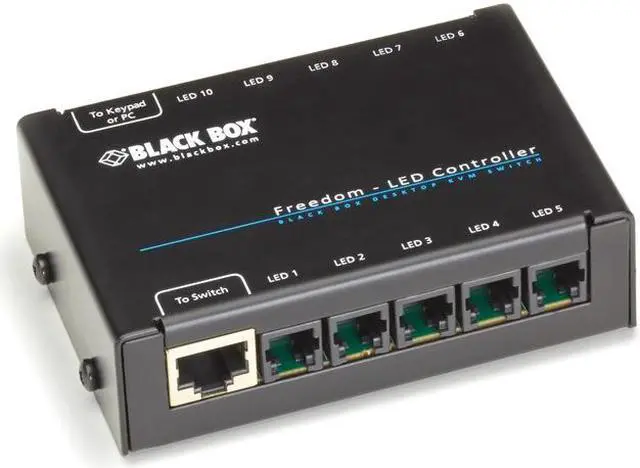 Alt view image 8 of 19 - Black Box ServSwitch Freedom LED Monitor Identification Kit