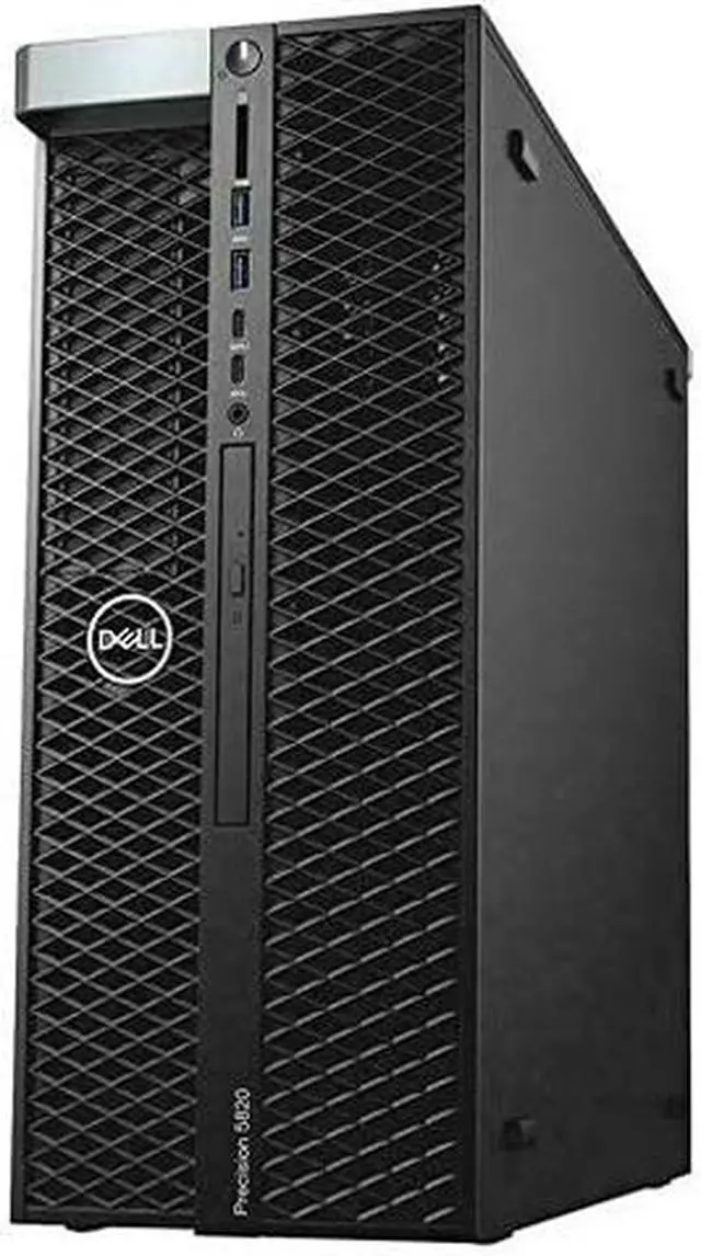 Main image of DELL Desktop Computer Precision 5820 SBR68 Intel Core i9-10900X 16GB DDR4 256GB SSD AMD Radeon Pro WX 3200 Windows 10 Pro 64-bit