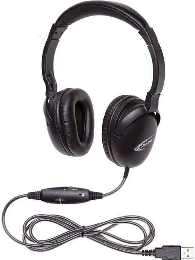 Alt view image 2 of 5 - Califone 1017IMUSB NeoTech USB Headset with Califuff Braided Cord And Volume Control