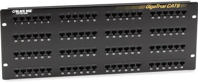 Alt view image 2 of 7 - Black Box JPM614A-R7 Patch Panel