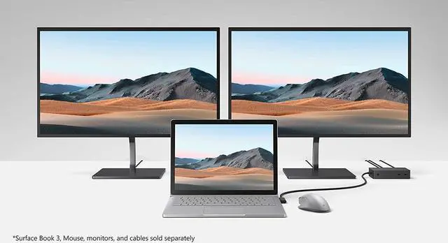 Alt view image 19 of 19 - Microsoft 1GK-00001 Surface Dock 2 - Docking Station - 2 x USB-C