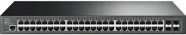 Alt view image 2 of 10 - TP-Link JetStream 48-Port Gigabit L2 Managed Switch with 4 SFP Slots TLSG3452