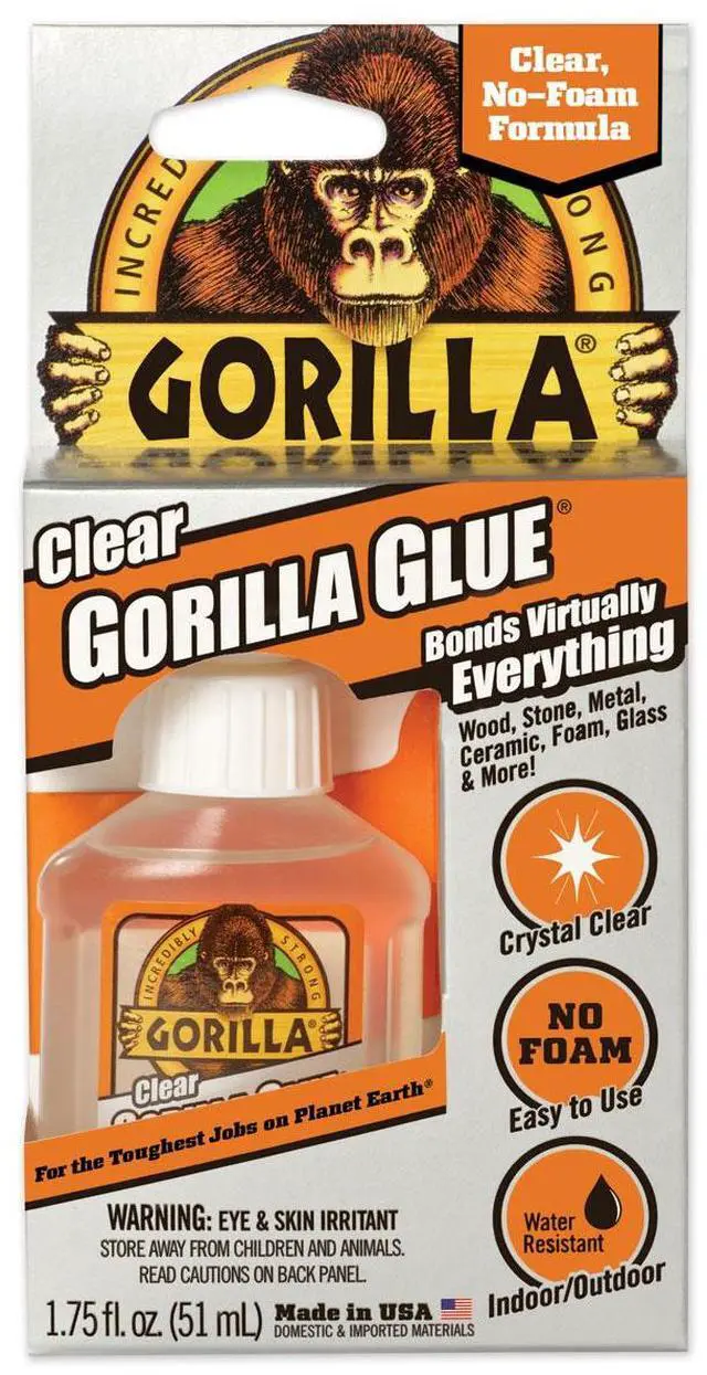 Alt view image 7 of 14 - GORILLA GLUE 4500102 Spray Adhesive, Clear, 24 hr Full Cure, 14 oz, Aerosol Can