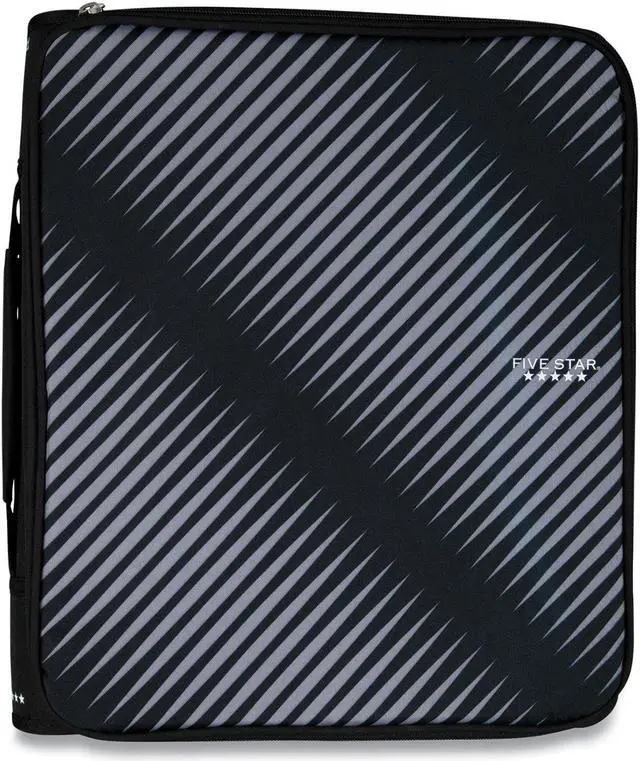 Alt view image 10 of 17 - Five Star 2 Zipper Binder Plus Multi Access File Black - Zipper Binders