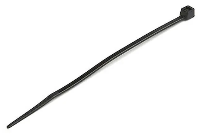 Main image of 4XEM 100 Pack 8" Cable Ties Black Medium Nylon/Plastic Zip Tie 4X8ZIPTIE100B