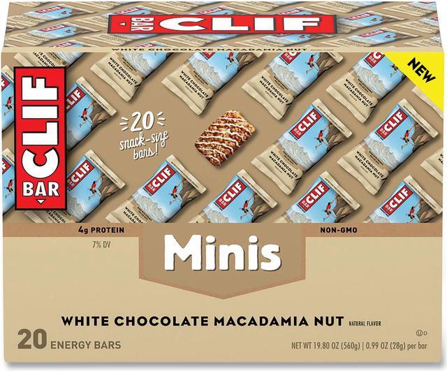 Energy Bar Minis, White Chocolate Macadamia Nut, 1 oz, 20/Box Energy Bar Minis, White Chocolate Macadamia Nut, 1 oz, 20/Box