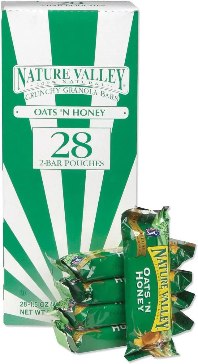 Main image of Nature Valley Granola Bars Crunchy Oats and Honey 1.5 oz 28/Box GEM2382