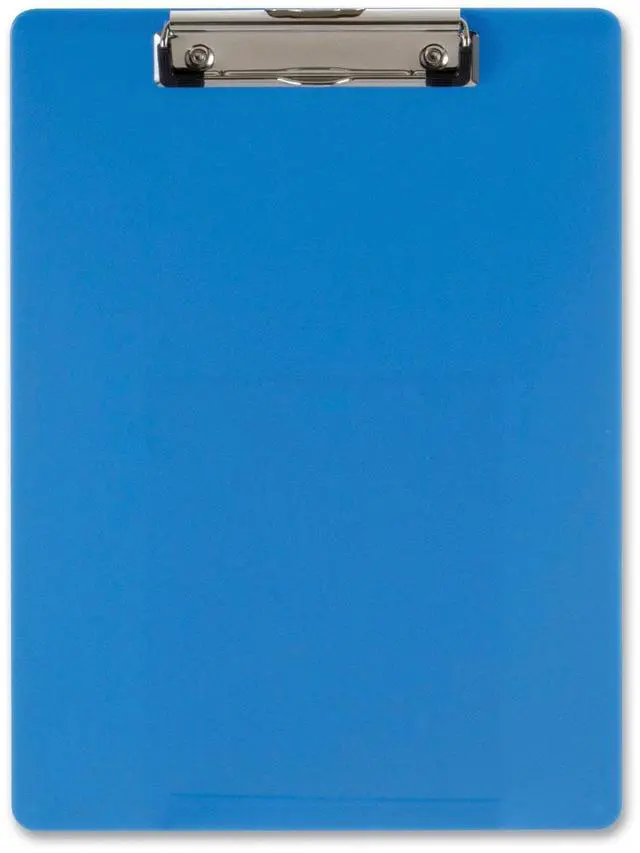 Alt view image 2 of 9 - Recycled Plastic Clipboard, Holds 8.5 x 11, Blue