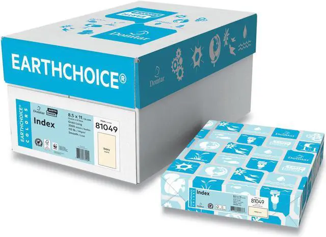 Main image of Ris Paper Domtar 110 lb. Card Stock Ivory 81049