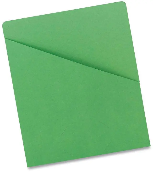 Alt view image 16 of 16 - Smead Slash Jacket 9-3/4"x11-1/2" 25/PK 11 Pt Green 75432