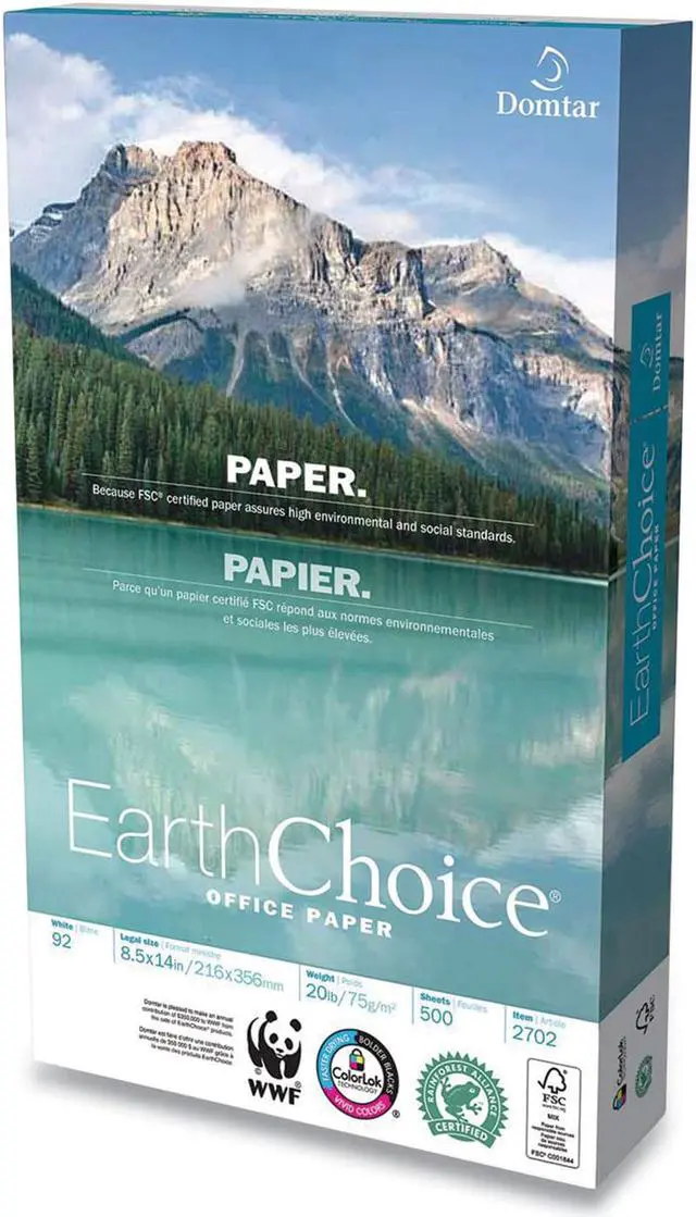 Alt view image 3 of 3 - Domtar Earthchoice Office Paper LEGAL-Size 2702