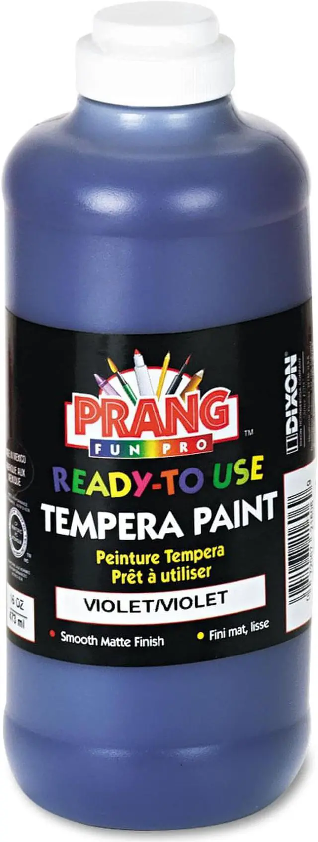 Alt view image 3 of 3 - Dixon 21606 Ready-to-Use Tempera Paint, Violet, 16 oz