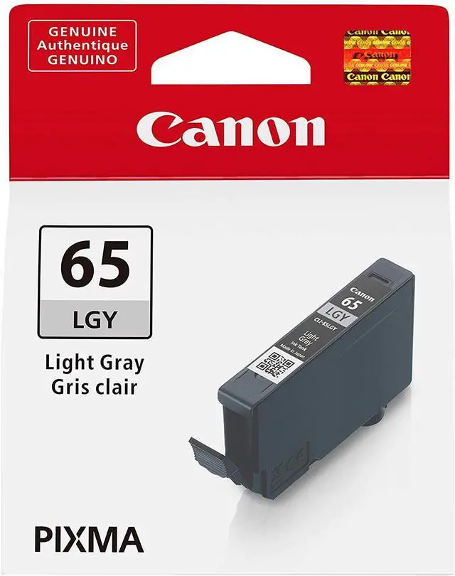 Alt view image 3 of 5 - Canon 65 LGY Light Gray Standard Yield Ink Cartridge (4222C002)