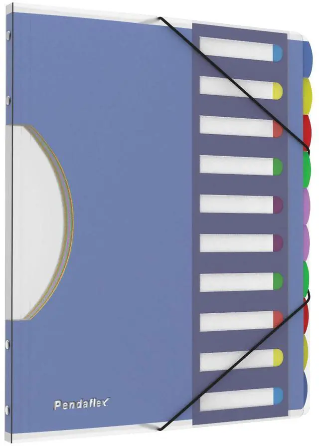 Alt view image 9 of 11 - TOPS Project Sorter w/ Elastic Tie 11-3/4"x7/8"x10" Multicolor 50995