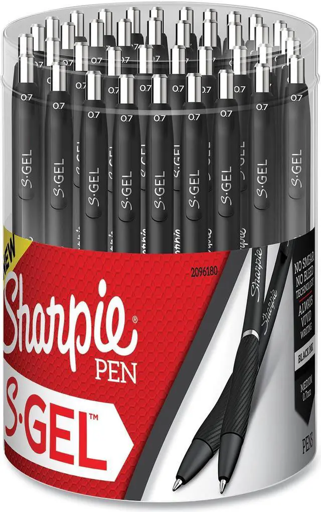 Alt view image 7 of 9 - Sharpie S-Gel Gel Pen Medium Point Black Ink 36/Pack 2096180