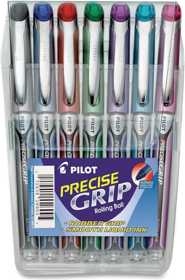 Alt view image 4 of 8 - Pilot Rollerball Pen Extra-Fine 7/PK Assorted 28864