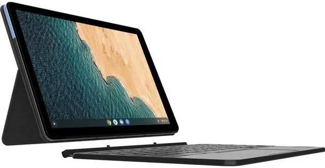 Alt view image 5 of 10 - Lenovo Chromebook Duet Laptop, 10.1" FHD IPS Touch  400 nits, MediaTek Helio P60T,  ARM Mali-G72 MP3 Graphics, 4GB, 128GB eMMC, Chrome Os