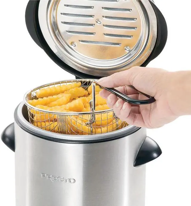 Alt view image 16 of 18 - Presto 05470 Electric Deep Fryer, Stainless Steel