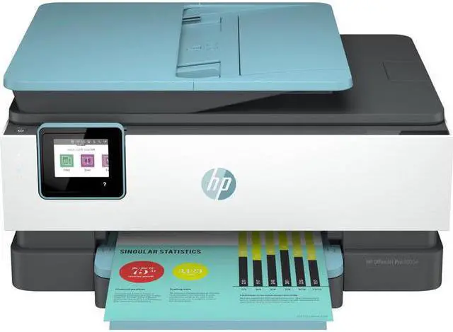 Main image of HP Officejet Pro 8035e Inkjet Multifunction Printer Color Oasis 1L0H7AB1H
