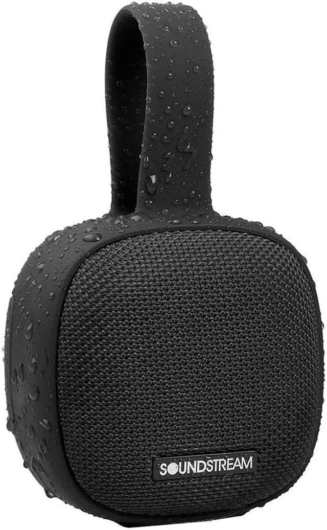 Alt view image 3 of 5 - Soundstream h2GO IPX7 Waterproof Portable Wireless Bluetooth Speaker - Black
