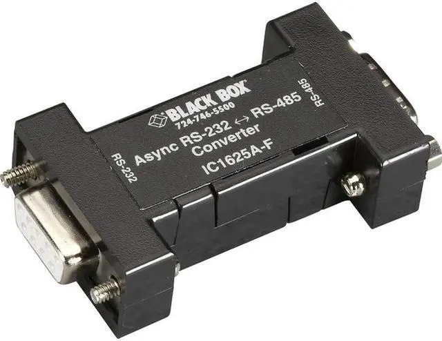 Alt view image 3 of 3 - Black Box IC1625A-F Box Async Rs-232 To Rs-485 Interface Converter - 1 X Db-9 Rs-232 , 1 X Db-9 Rs-485
