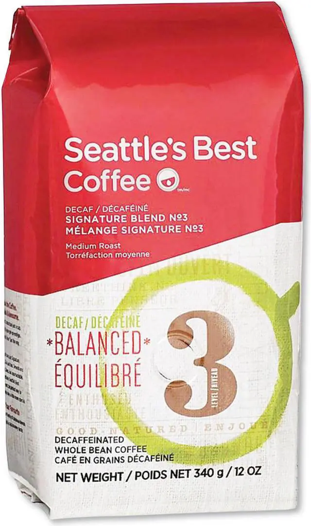 Alt view image 2 of 2 - Seattle's Best Coffee 12-oz. Decaf Whole Bean Coffee, Level 3