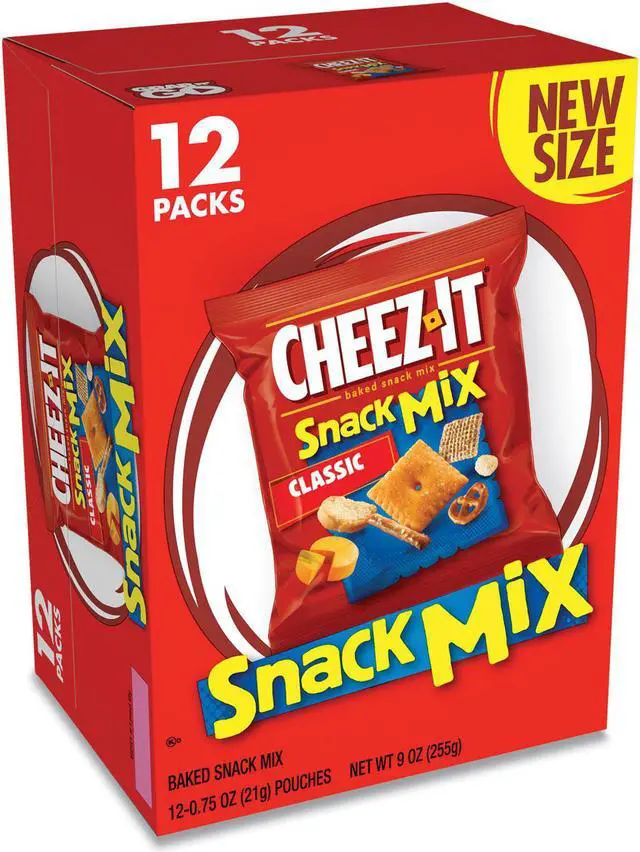 Main image of CHEEZ IT Snack Mix, Cheese, 0.75 oz Bag, 12/Box